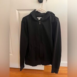 Amazon Essentials Black Zip-up